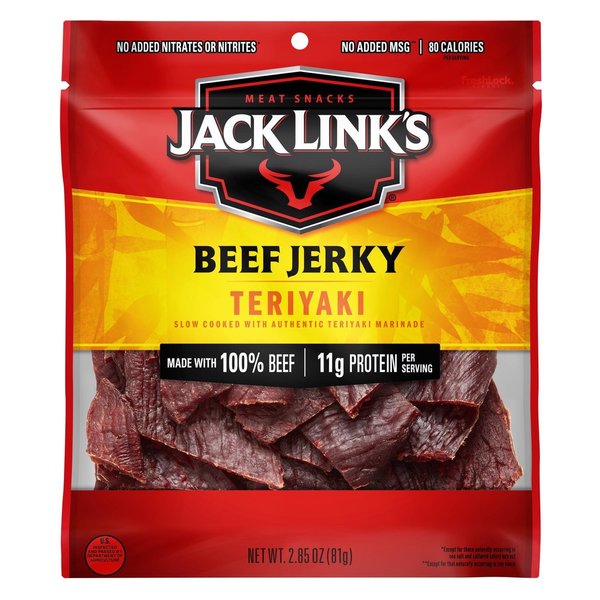 Jack Links Jack Link's Teriyaki Beef Jerky 2.85 oz Bagged 10000008447
